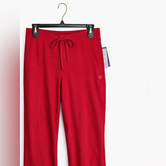 Purple Label NEW With Tags Red Size Small Scrub Pants  With Tie Waist. - Picture 2 of 2